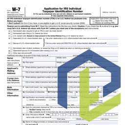 [form.w-7] ITIN (Form W-7)