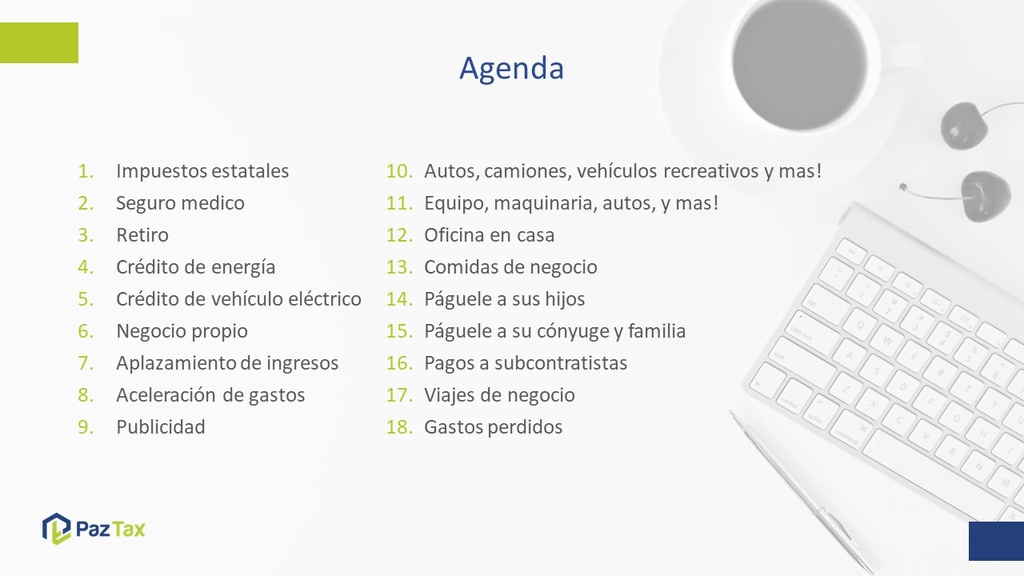 📌 Agenda